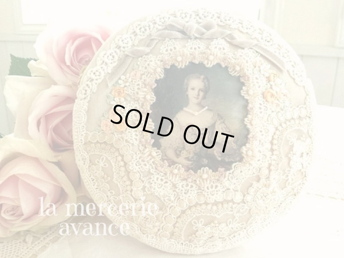 画像1: ヴィクトリアンなまあるいポーチのキット (1)