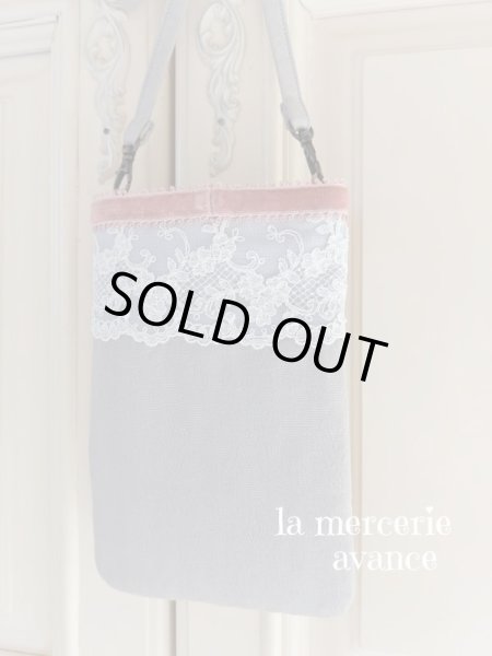 画像4: ビジューたっぷりボネットが素敵な婦人のポシェット (akiko) (4)