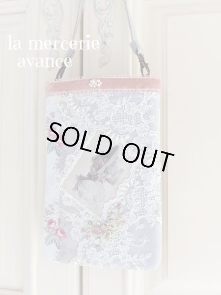 画像3: ビジューたっぷりボネットが素敵な婦人のポシェット (akiko) (3)