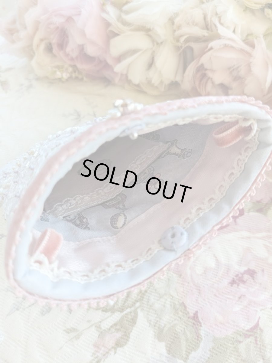 画像5: ビジューたっぷりボネットが素敵な婦人のポシェット (akiko) (5)