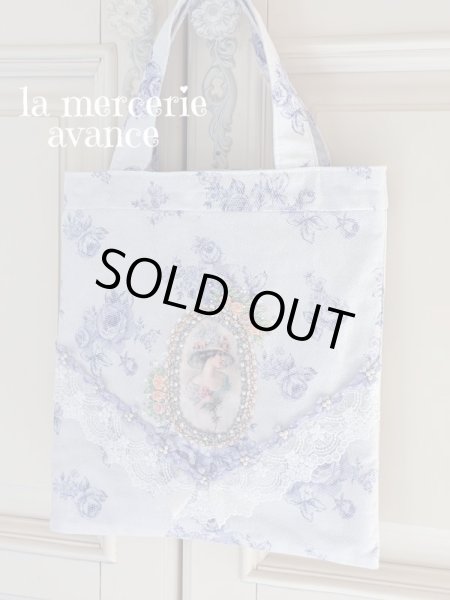 画像2: エレガントな薔薇柄のバッグ完成品（MISIHO)  (2)