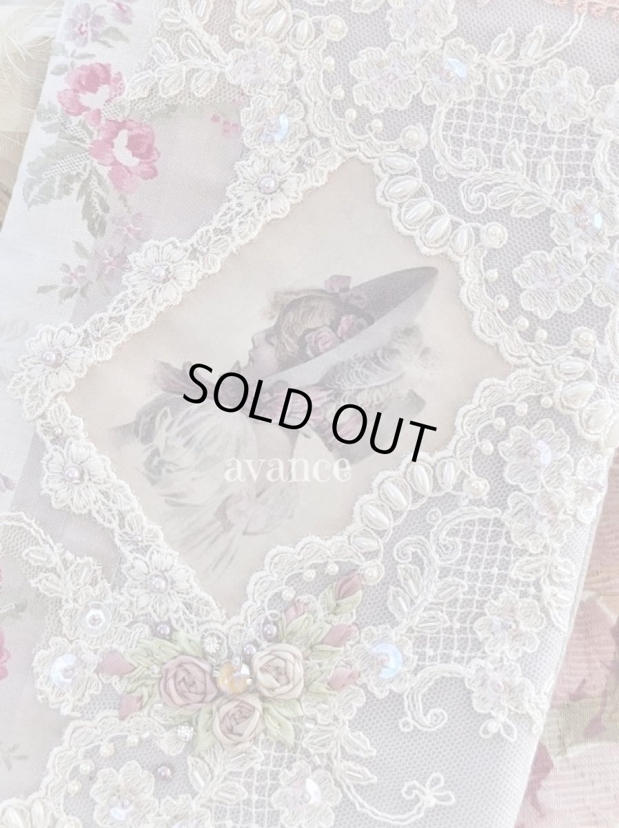 画像2: ビジューたっぷりボネットが素敵な婦人のポシェット (akiko) (2)