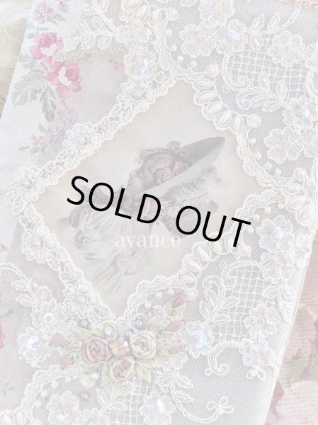 画像2: ビジューたっぷりボネットが素敵な婦人のポシェット (akiko) (2)