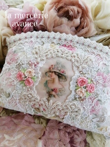 画像1: 【キット】ヴィクトリアンな婦人のポーチ (1)