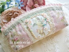 画像1: 【キット】綿ローン生地のエンジェルのペンケース (1)