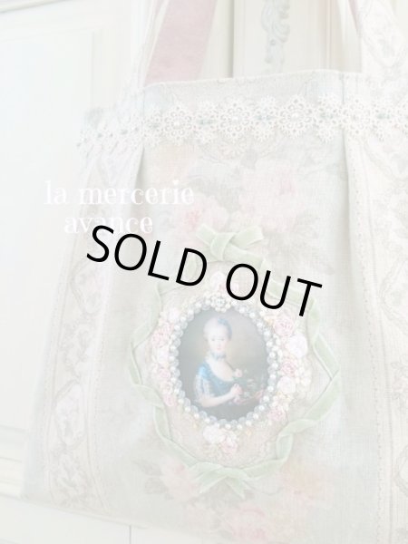 画像2: ヴィクトリアンなリネンのバッグのキット (2)