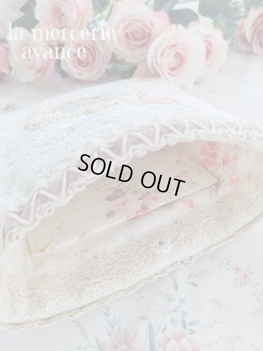 画像4: エンジェルのツイード生地のポシェット　完成品 (akiko) (4)