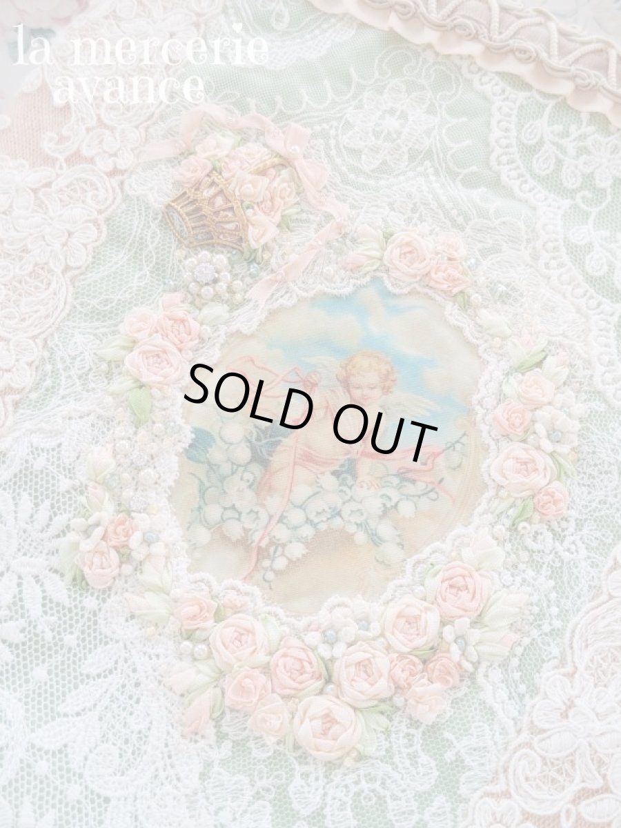 画像3: エンジェルのツイード生地のポシェット　完成品 (akiko) (3)