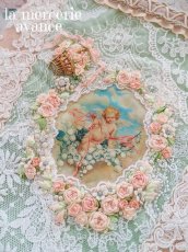 画像3: エンジェルのツイード生地のポシェット　完成品 (akiko) (3)