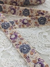 画像1: インド刺繍リボン (1)