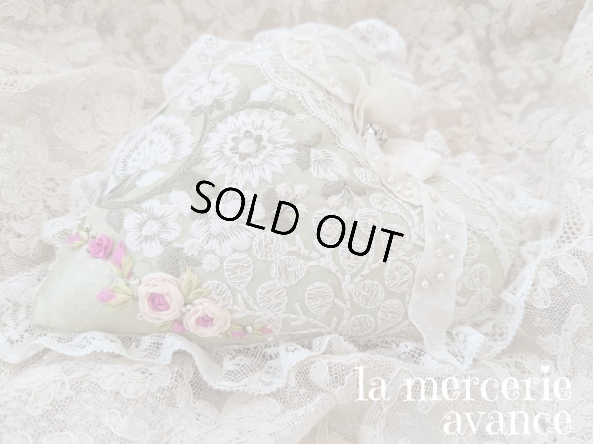 画像3: 【完成品】ハートのピンクッション・ドールクッション (akiko)　 (3)