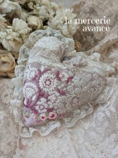 画像2: 【完成品】ハートのピンクッション・ドールクッション (akiko)　 (2)