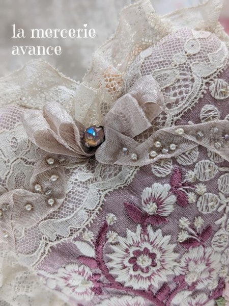 画像5: 【完成品】ハートのピンクッション・ドールクッション (akiko)　 (5)