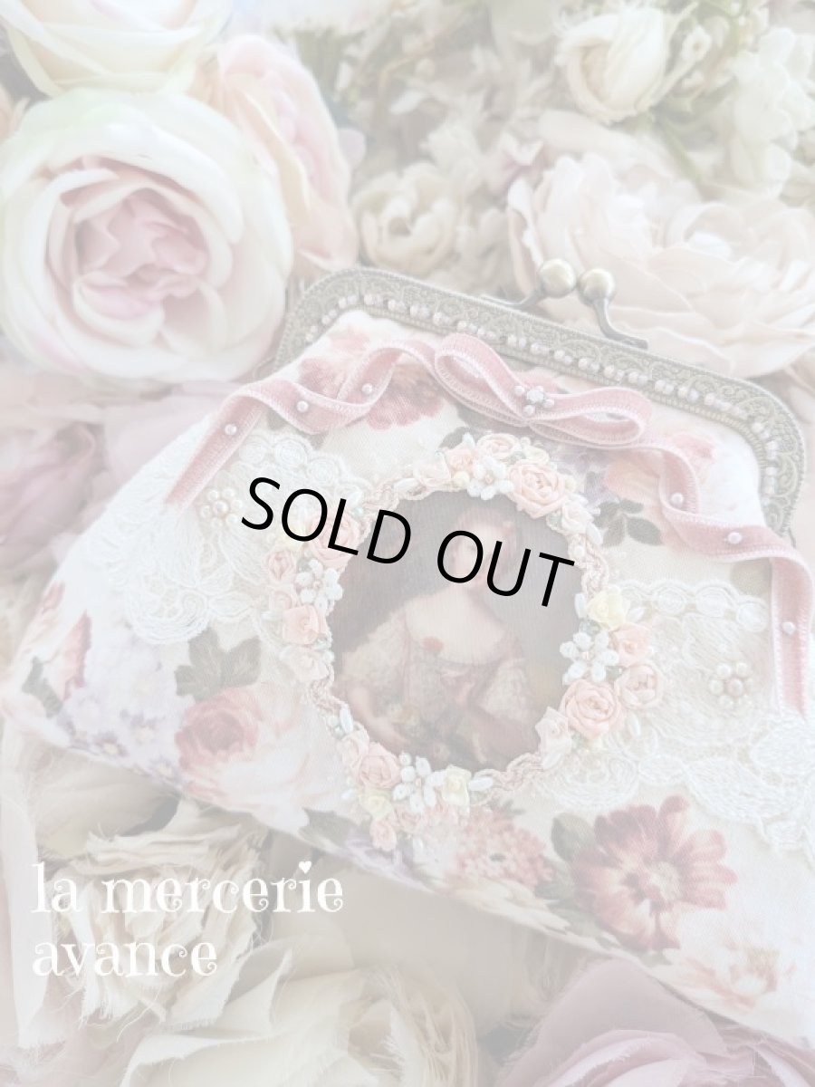 画像2: ヴィクトリアンな口金のポーチ (akiko)　マリー・ルイーズさん (2)