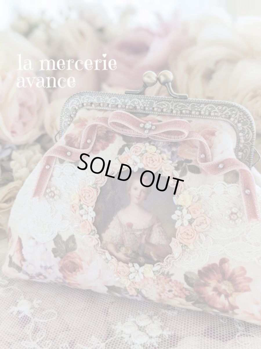 画像1: ヴィクトリアンな口金のポーチ (akiko)　マリー・ルイーズさん (1)