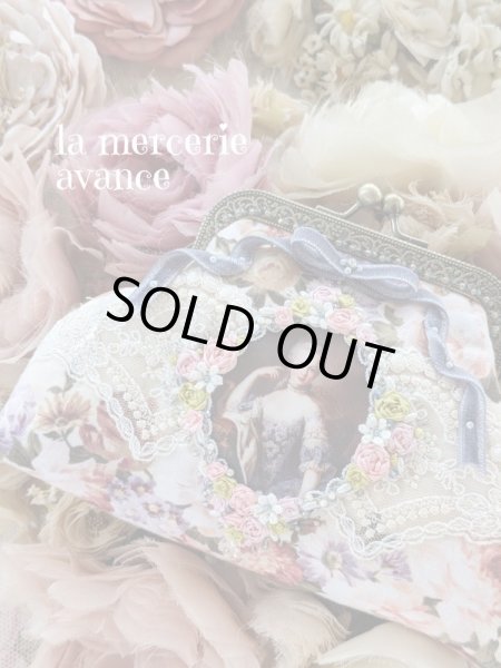 画像2: ヴィクトリアンな口金のポーチ (akiko)　マリー・アントワネットさん (2)