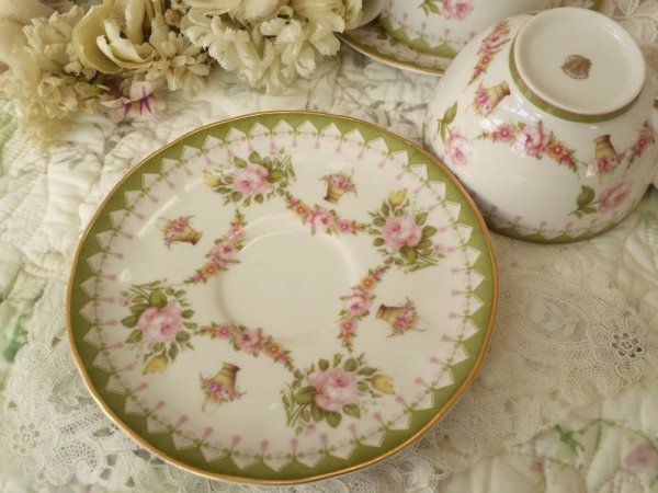 画像4: ガーランドが素敵なカップ＆ソーサー (4)