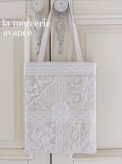 画像2: レースのバッグ　完成品  (2)