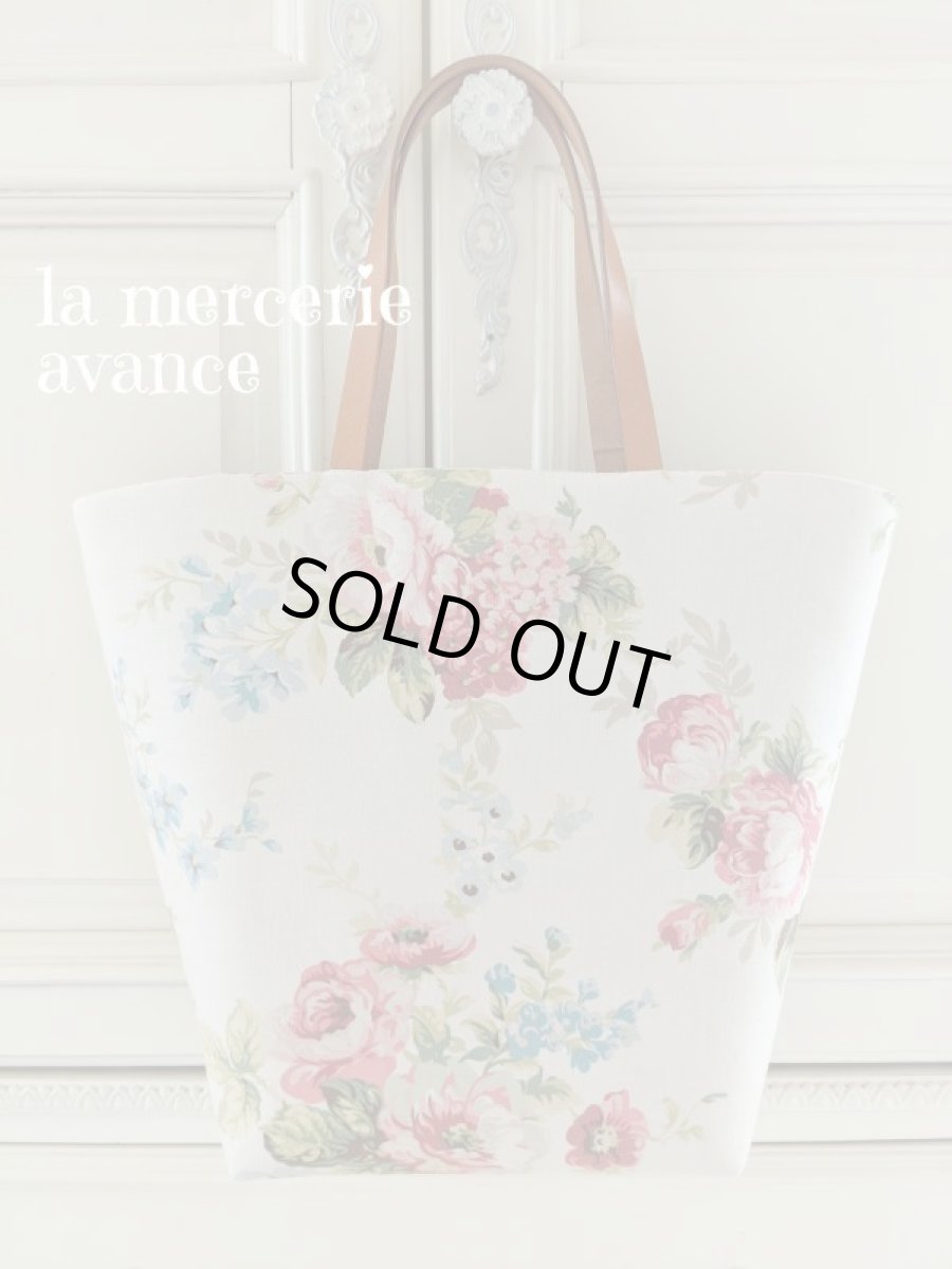 画像3: たくさん入る 綿麻生地の大きめバッグ　完成品  (3)