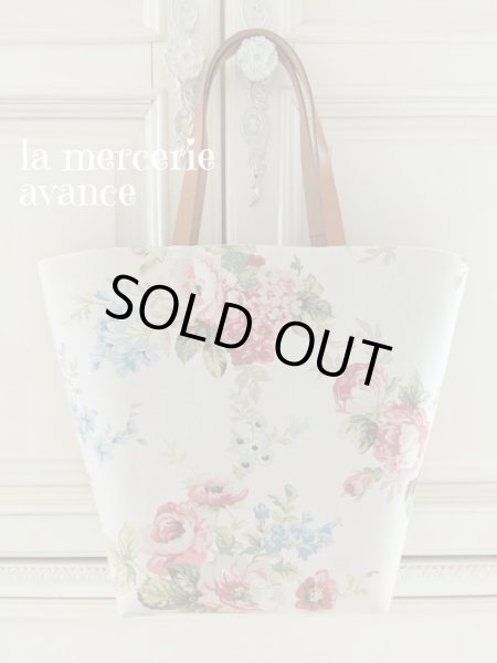 画像3: たくさん入る 綿麻生地の大きめバッグ　完成品  (3)