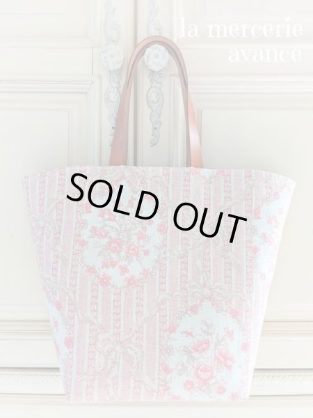 画像2: たくさん入る 綿麻生地の大きめバッグ　完成品  (2)