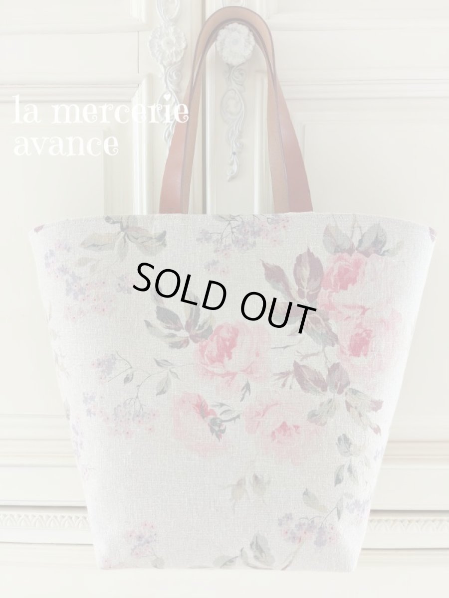 画像3: たくさん入る 綿麻生地の大きめバッグ　完成品  (3)