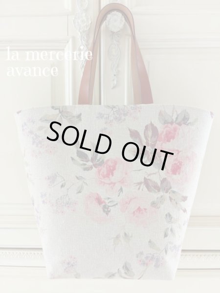 画像3: たくさん入る 綿麻生地の大きめバッグ　完成品  (3)