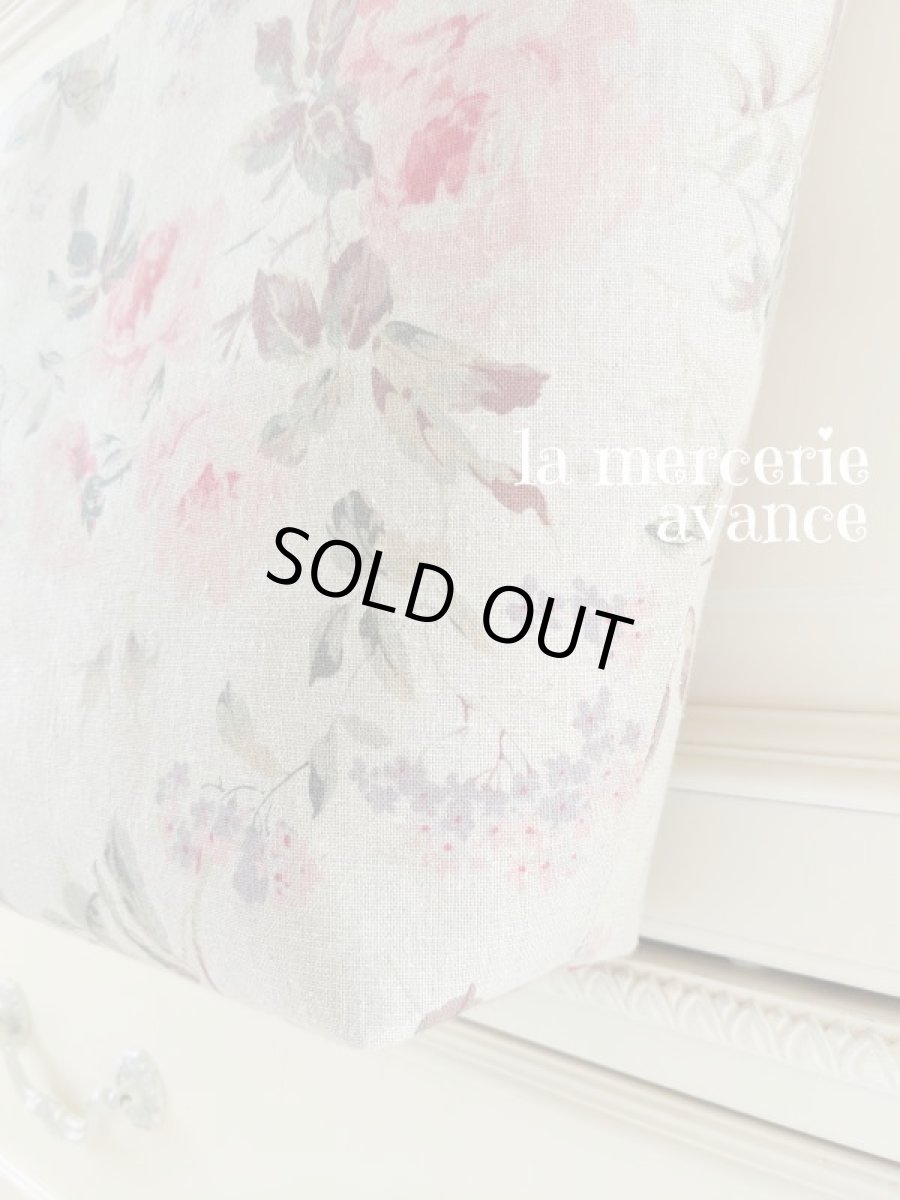 画像4: たくさん入る 綿麻生地の大きめバッグ　完成品  (4)