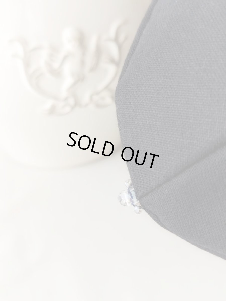 画像4: フランスレースのリネンのバッグ　おまけのポーチ付き W 40　完成品 (akiko) (4)