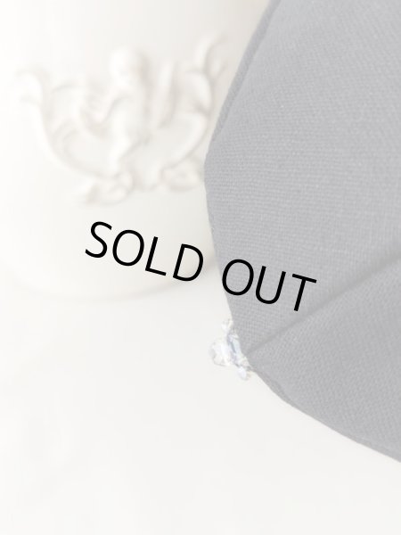 画像4: フランスレースのリネンのバッグ おまけのポーチ付き W 52 完成品 (akiko) (4)