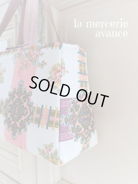 画像5: シルク生地とお宝生地で作ったバッグ　完成品 (akiko) 　 (5)