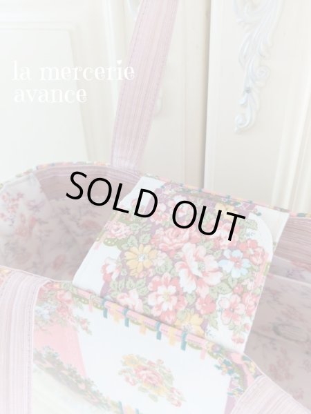 画像3: シルク生地とお宝生地で作ったバッグ　完成品 (akiko) 　 (3)