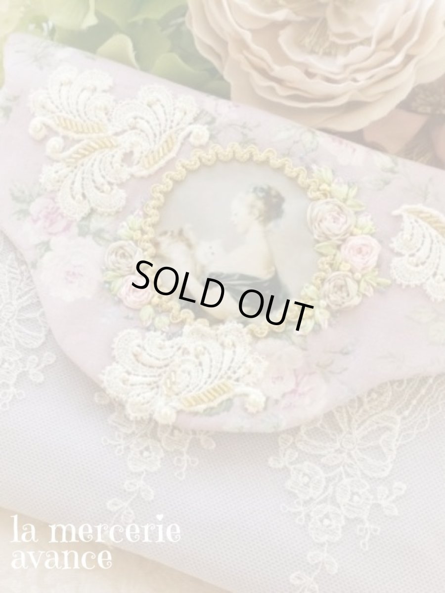 画像1: ネコと婦人のポーチのキット (1)