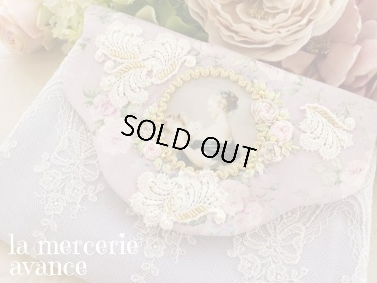 画像2: ネコと婦人のポーチのキット (2)