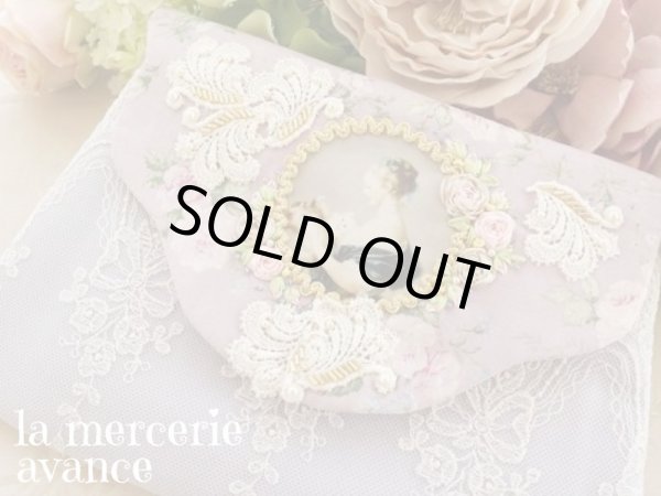 画像2: ネコと婦人のポーチのキット (2)