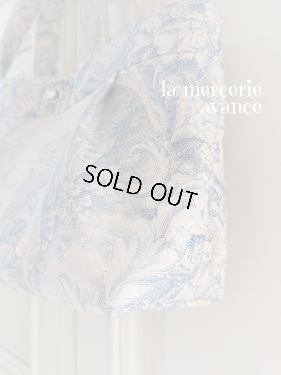 画像2: 【完成品】サブバッグにもいかが？トワル・ド・ジュイのバッグ　 (akiko) 　 (2)