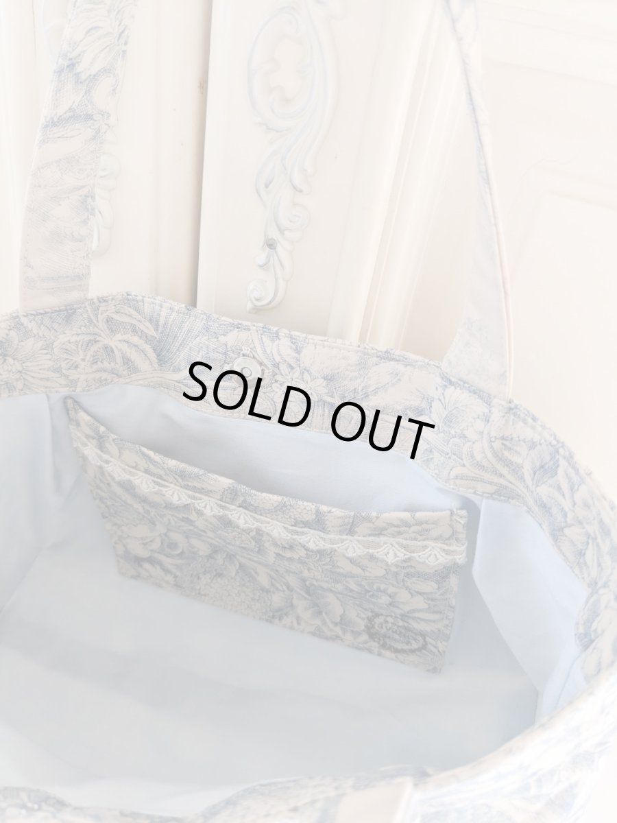 画像3: 【完成品】サブバッグにもいかが？トワル・ド・ジュイのバッグ　 (akiko) 　 (3)