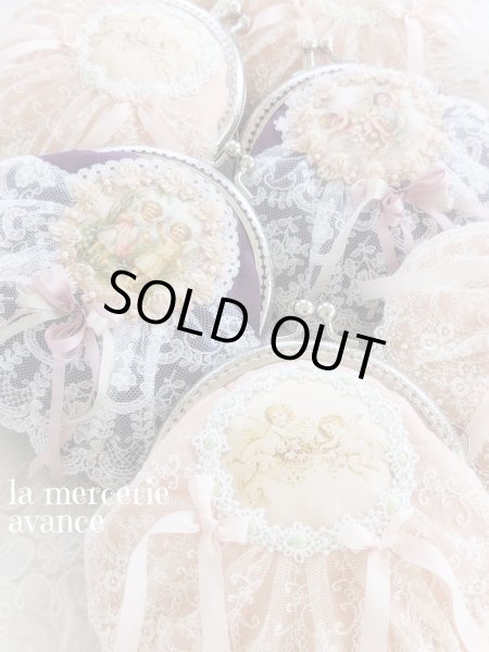 画像2: 【完成品】エンジェルの口金ポーチ　Ｇ(akiko) 　 (2)