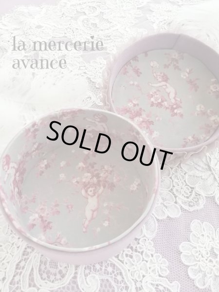 画像4: 【完成品】忘れな草と天使のヴィクトリアンコラージュBOX　　 (akiko) (4)