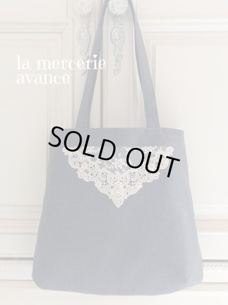 画像4: 【完成品】シックなグレーのキラキラビジューのバッグ  (akiko)   (4)