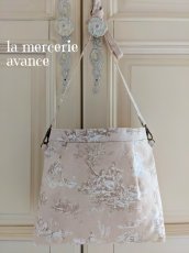 画像2: 【完成品】トワル・ド・ジュイのポシェット　 (akiko) 　 (2)