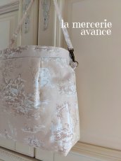 画像4: 【完成品】トワル・ド・ジュイのポシェット　 (akiko) 　 (4)