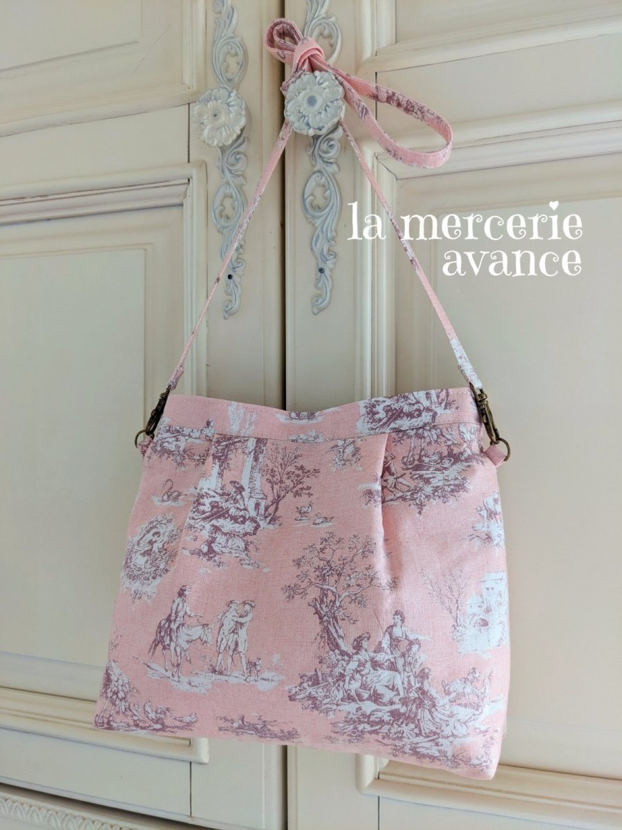 画像3: 【完成品】トワル・ド・ジュイのポシェット　 (akiko) 　 (3)