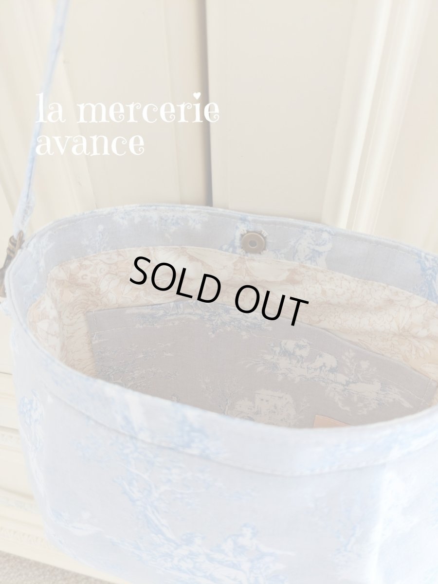 画像5: 【完成品】トワル・ド・ジュイのポシェット　 (akiko) 　 (5)