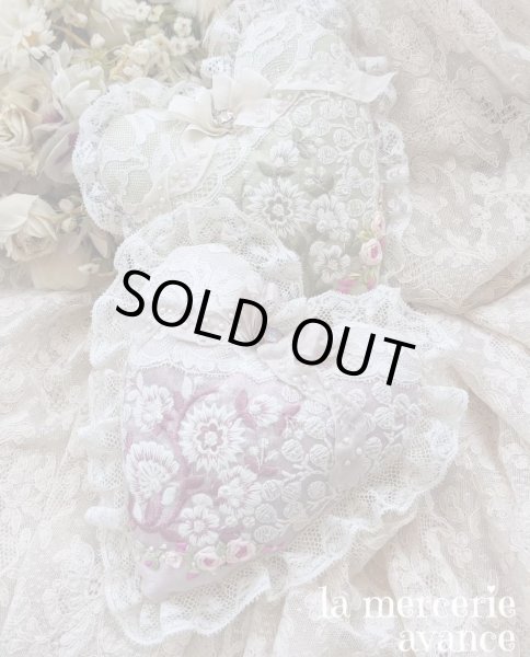 画像5: 【完成品】ハートのピンクッション・ドールクッション (akiko)　 (5)