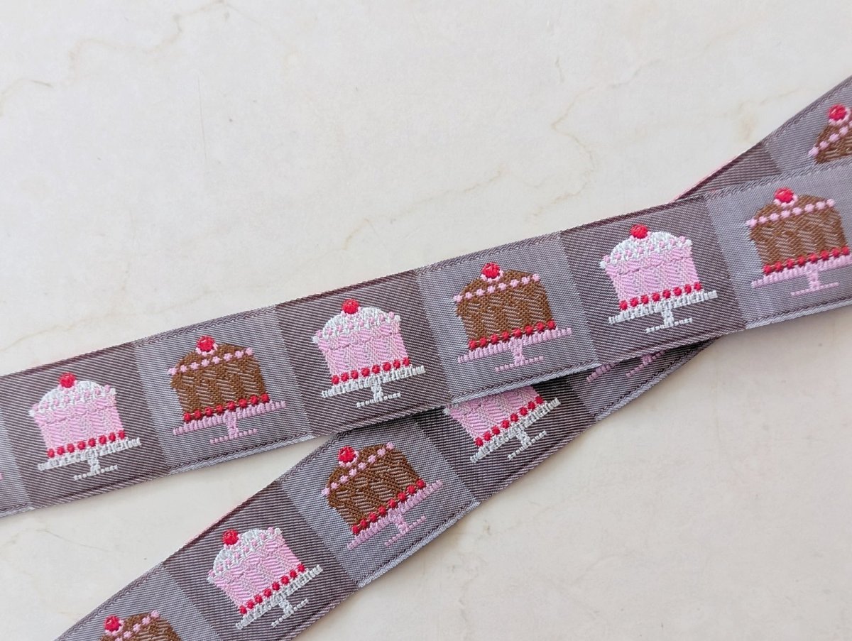 画像1: ジャカードリボン (1)