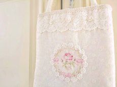 画像2: ローズのホワイトバッグのキット (2)