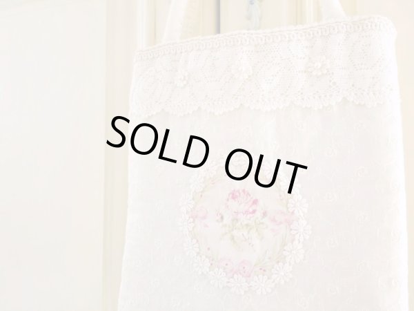 画像2: ローズのホワイトバッグのキット (2)