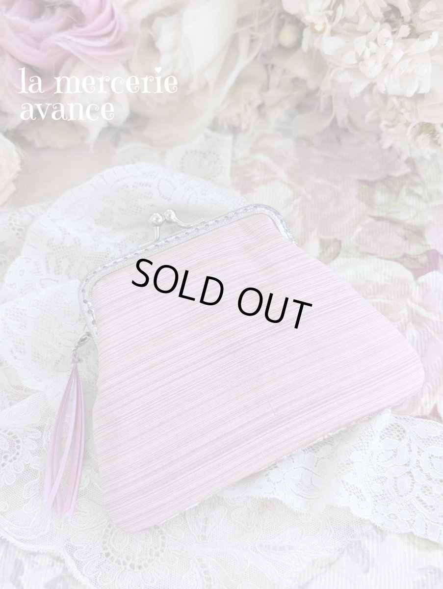 画像2: 【完成品】シルクの口金ポーチ　 (akiko) 　 (2)