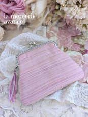 画像2: 【完成品】シルクの口金ポーチ　 (akiko) 　 (2)